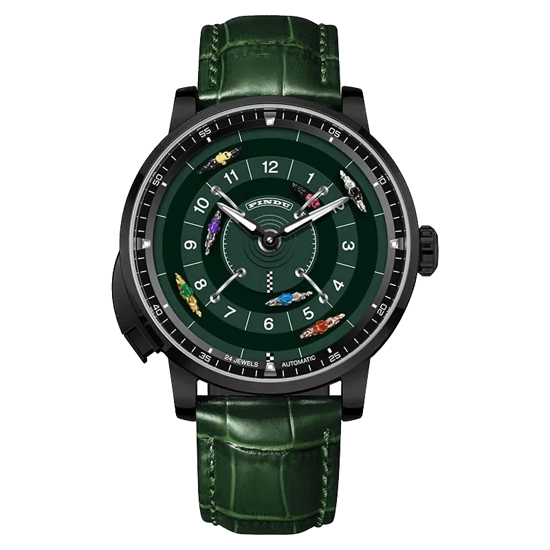 Pindu Horse Gambling Series Men Automatic Mechanical Watch, Racing Roulette