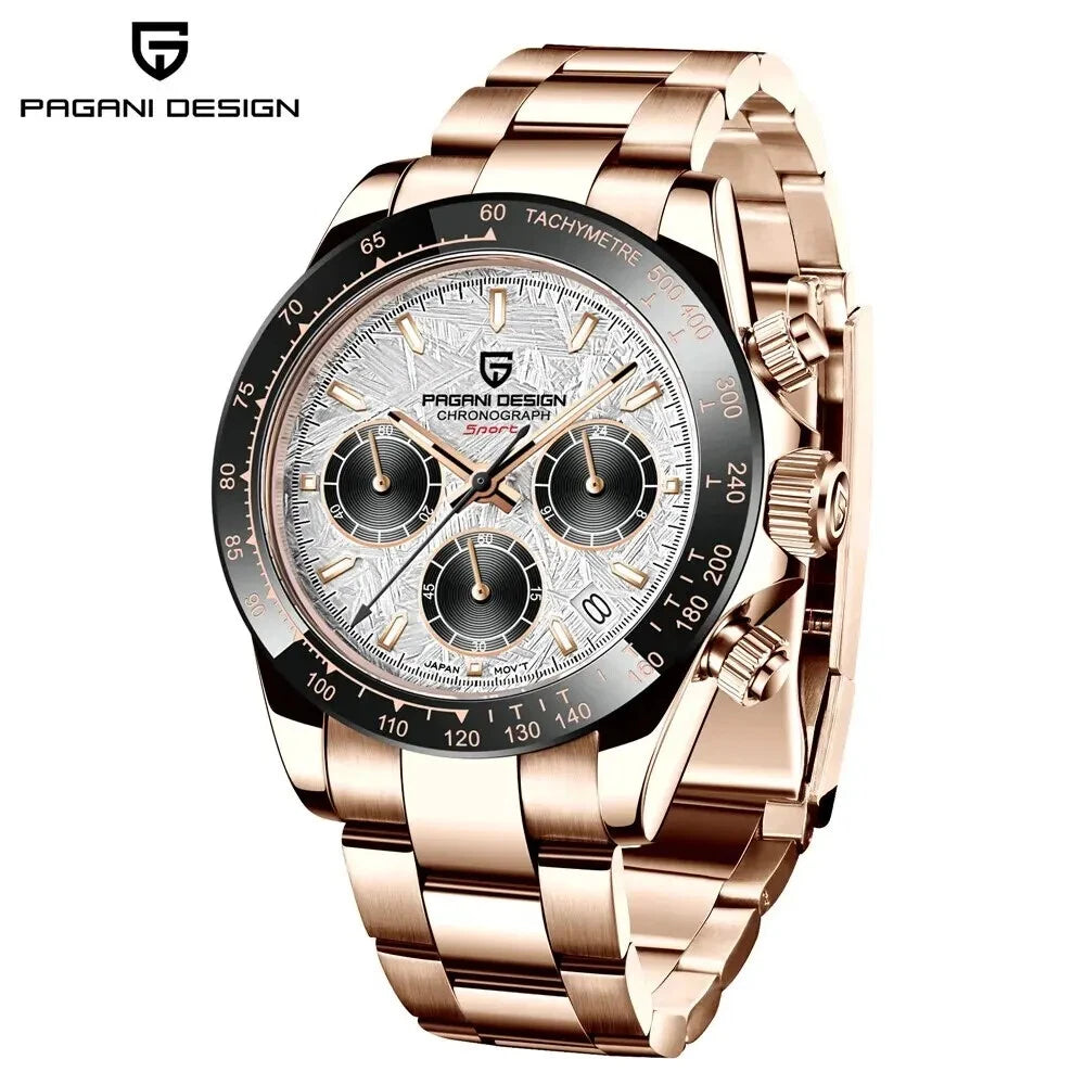 PAGANI DESIGN PD-1664, Chronograph Quartz Men Watch for Men Waterproof