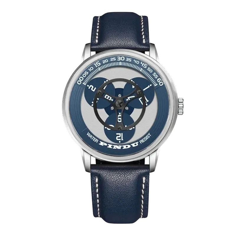 PINDU P6618 Mens Rotating Dial Miyota 8215 Movement Mechanical Watch-PrimeTimepiece
