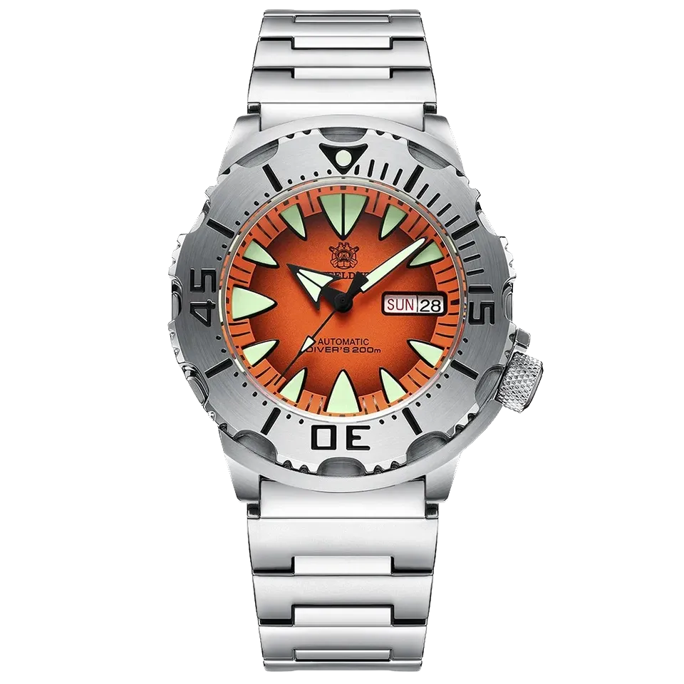 STEELDIVE SD1984 MONSTER 42MM 200M Waterproof NH36 Day Function Automatic-PrimeTimepiece