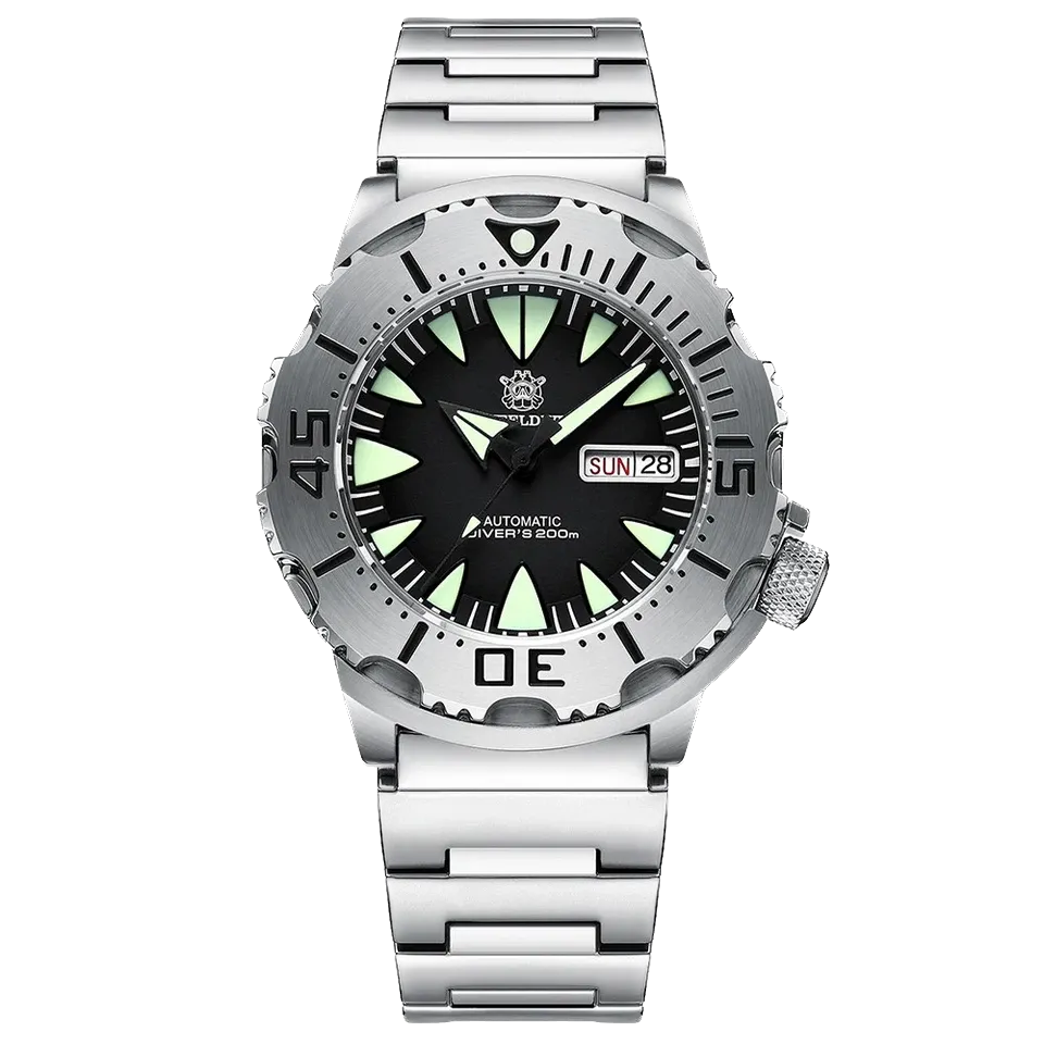 STEELDIVE SD1984 MONSTER 42MM 200M Waterproof NH36 Day Function Automatic-PrimeTimepiece