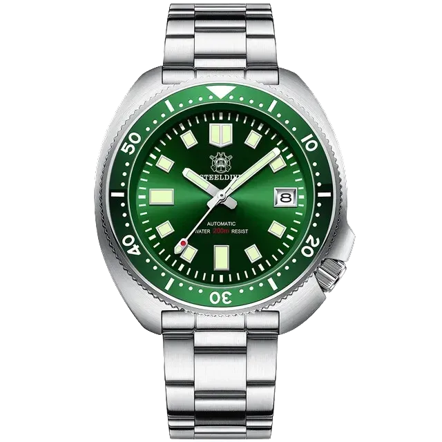 Steeldive SD1970 200M Waterproof Watch Sapphire Glass 44MM Men NH35 Dive Watch-PrimeTimepiece