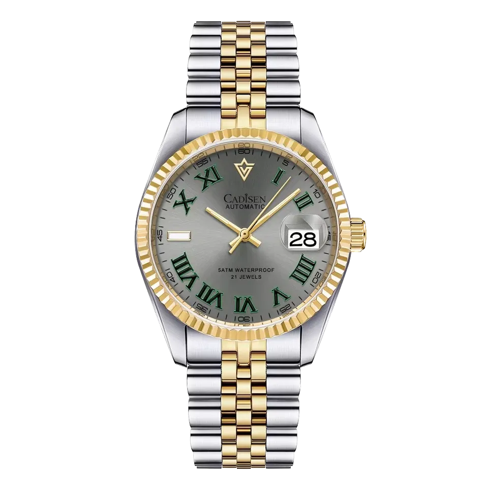 CADISEN C8211M "Oyster Perpetual" 38MM Men's Mechanical Watch, MIYOTA-PrimeTimepiece