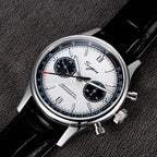 Sugess 1963 V3 Pilot Men Mechanical Chronograph Panda Watch Sapphire Waterproof-PrimeTimepiece