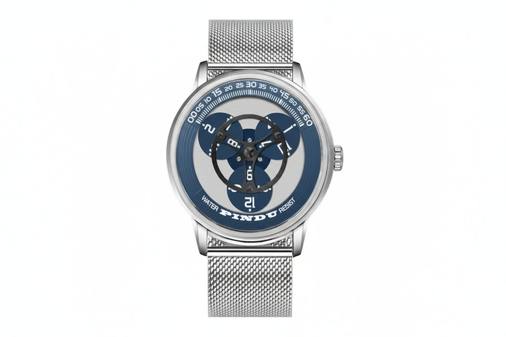 PINDU P6618 Mens Rotating Dial Miyota 8215 Movement Mechanical Watch-PrimeTimepiece