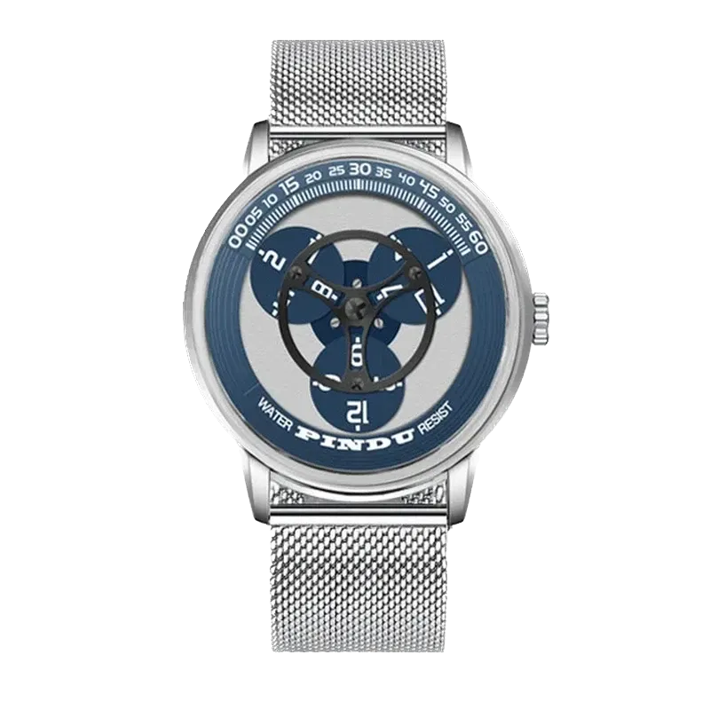 PINDU P6618 Mens Rotating Dial Miyota 8215 Movement Mechanical Watch-PrimeTimepiece