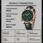 PINDU Horse Racing Series Men Mechanical Watch NH35, Wheel Game 50M Waterproof-PrimeTimepiece