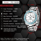 PAGANI DESIGN PD-1662A Men Mechanical Automatic GMT Watch 40MM Ceramic Bezel-PrimeTimepiece