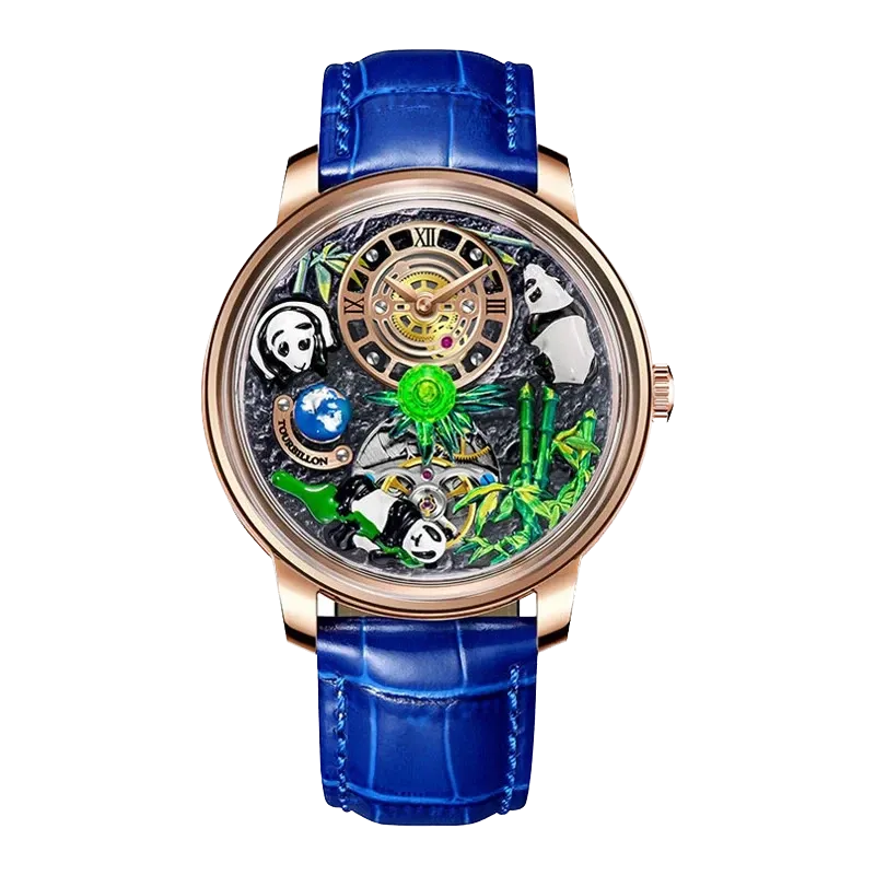 PINDU Panda Series Automatic Mechanical Watch Men Japan NH35 Movement Waterproof-PrimeTimepiece