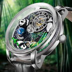 PINDU Panda Series Automatic Mechanical Watch Men Japan NH35 Movement Waterproof-PrimeTimepiece