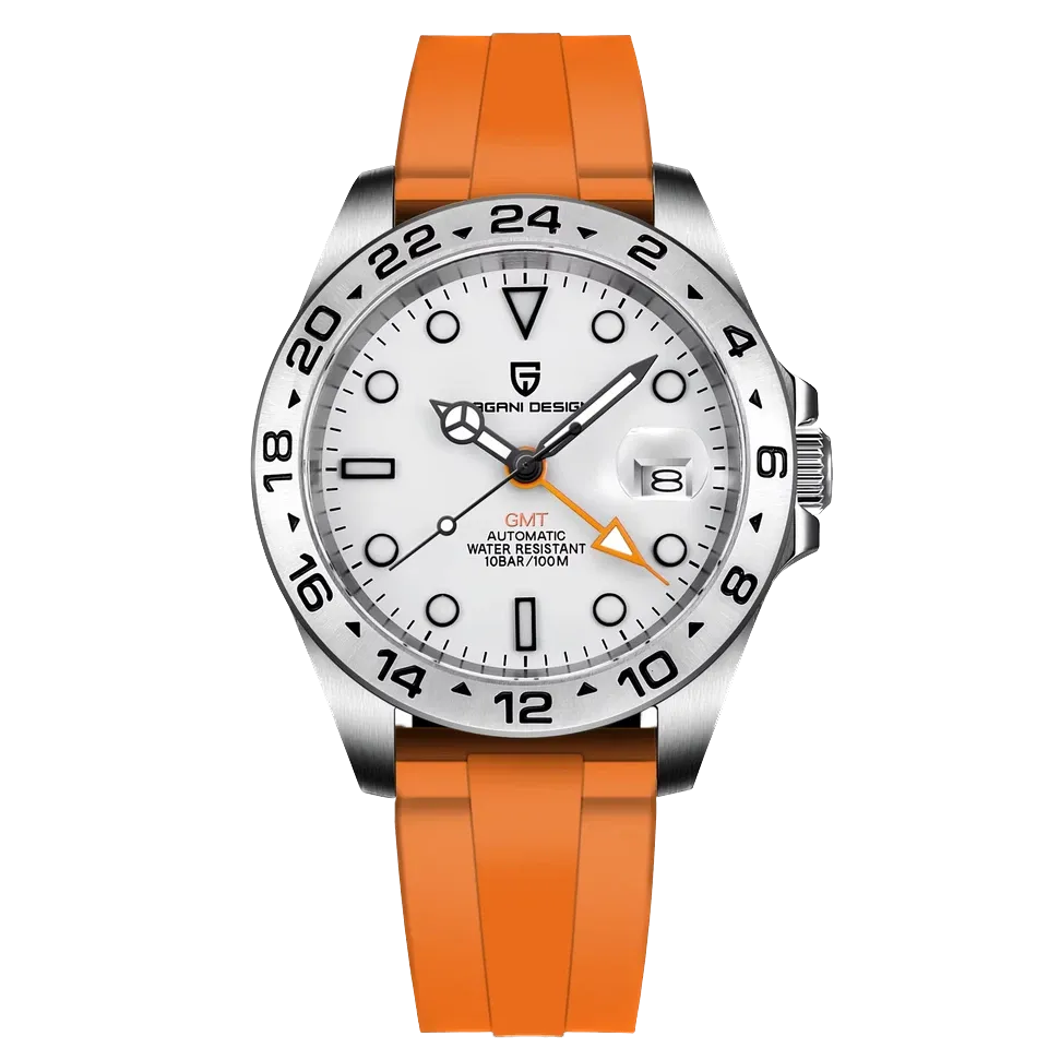 PAGANI DESIGN PD-1682 V2 Explorer II Men GMT Automatic 100M Waterproof Watch-PrimeTimepiece
