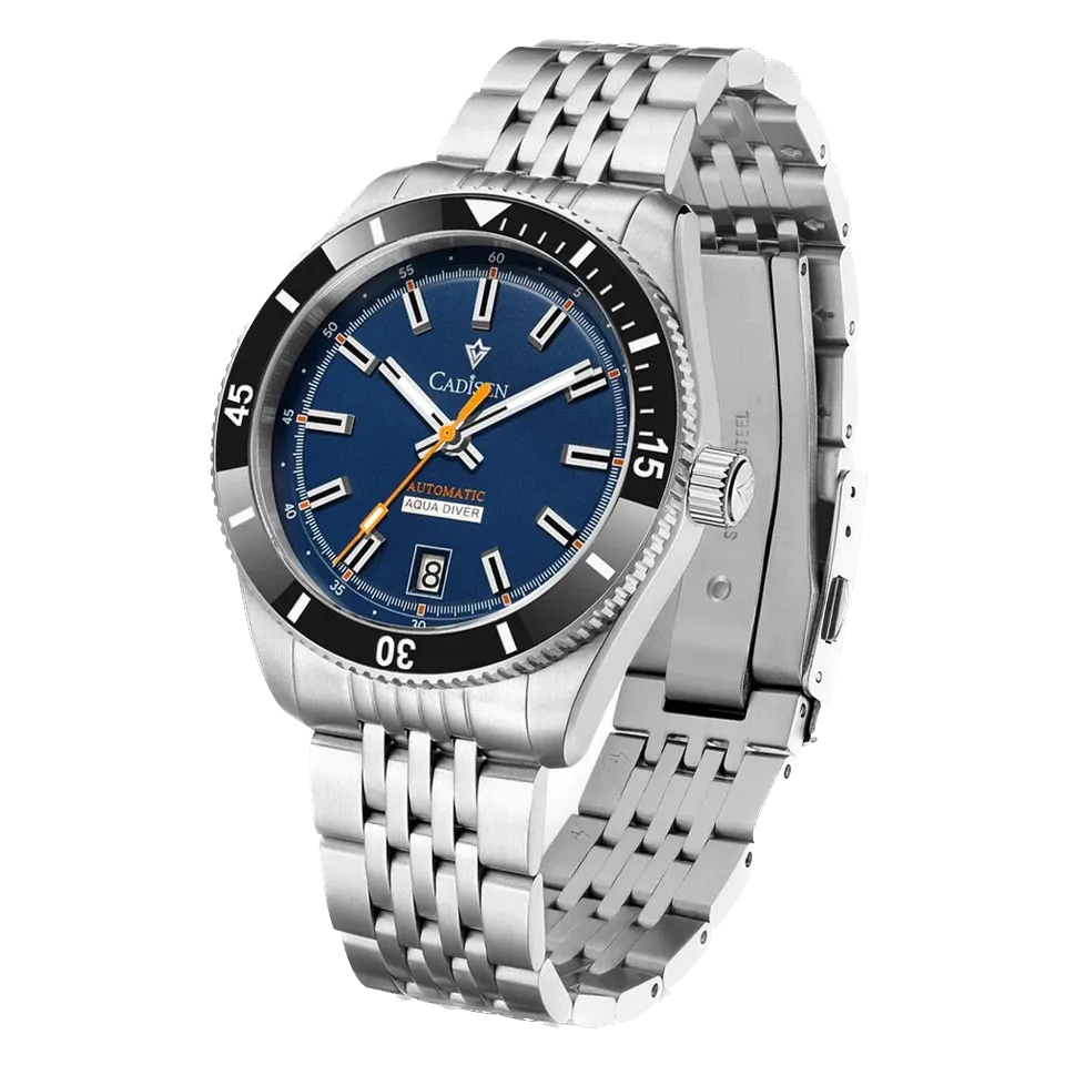 CADISEN C8237M Men’s Automatic NH35A Mechanical Watch 100M Waterproof-PrimeTimepiece