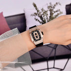 PAGANI DESIGN PD-YS013 Silicone Luxury Women Fashion Tonneau Quartz Watch Swiss Ronda Movement-PrimeTimepiece