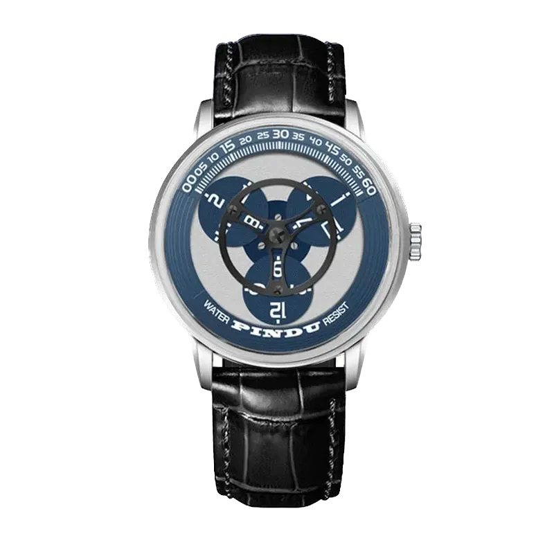 PINDU P6618 Mens Rotating Dial Miyota 8215 Movement Mechanical Watch-PrimeTimepiece