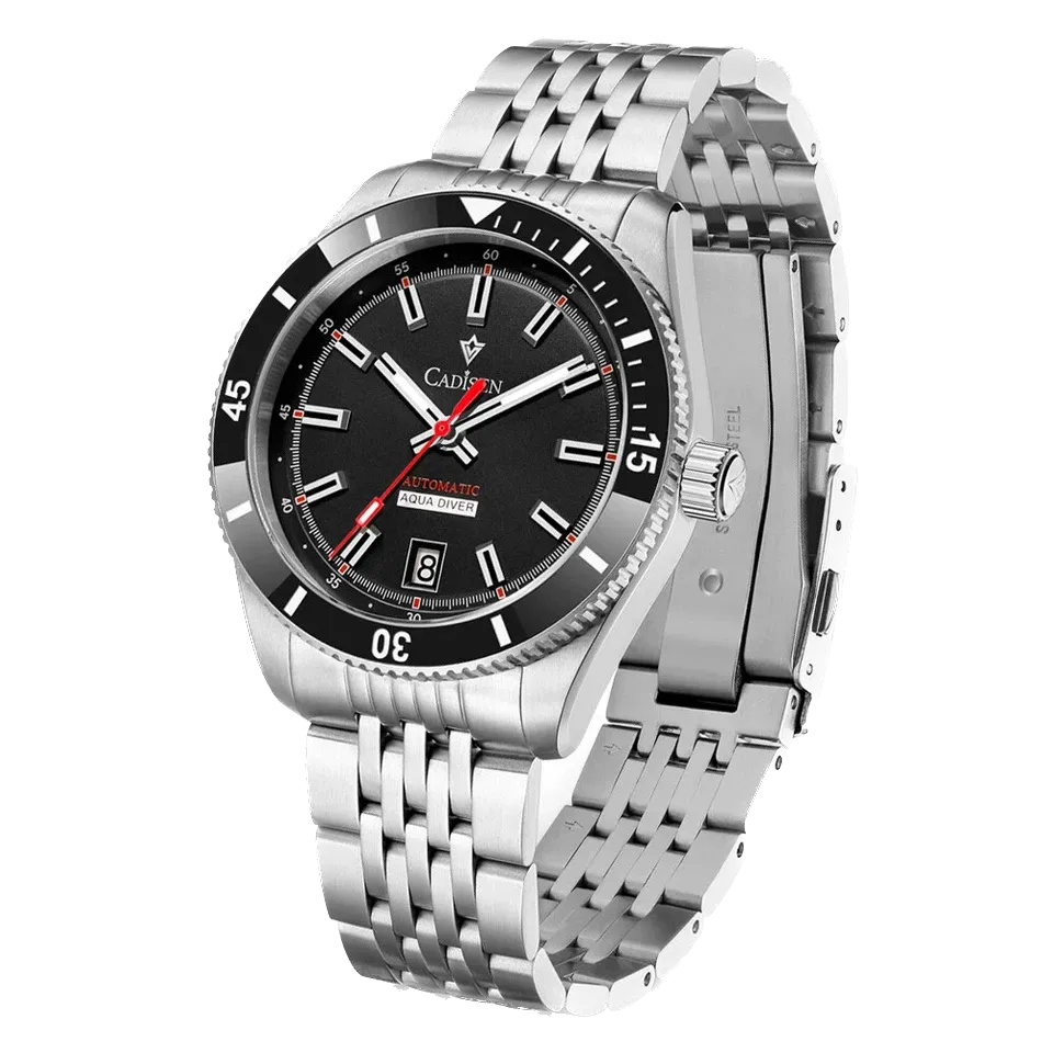 CADISEN C8237M Men’s Automatic NH35A Mechanical Watch 100M Waterproof-PrimeTimepiece