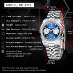 PAGANI DESIGN PD-1775 Men's Pilot Quartz Watches Sports Waterproof Sapphire-PrimeTimepiece