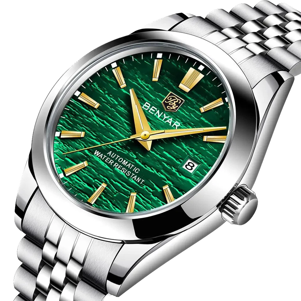 BENYAR BY-5209  Men's Automatic Mechanical Watch Dive 50ATM Waterproof, Luminous