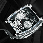 PINDU Design BUGATTI STYLE Engine 16 Cylinder Men's NH05 Automatic Watch-PrimeTimepiece