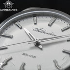 ADDIESDIVE AD2066 36MM Bubble Mirror Glass Men's Watch Black Grey