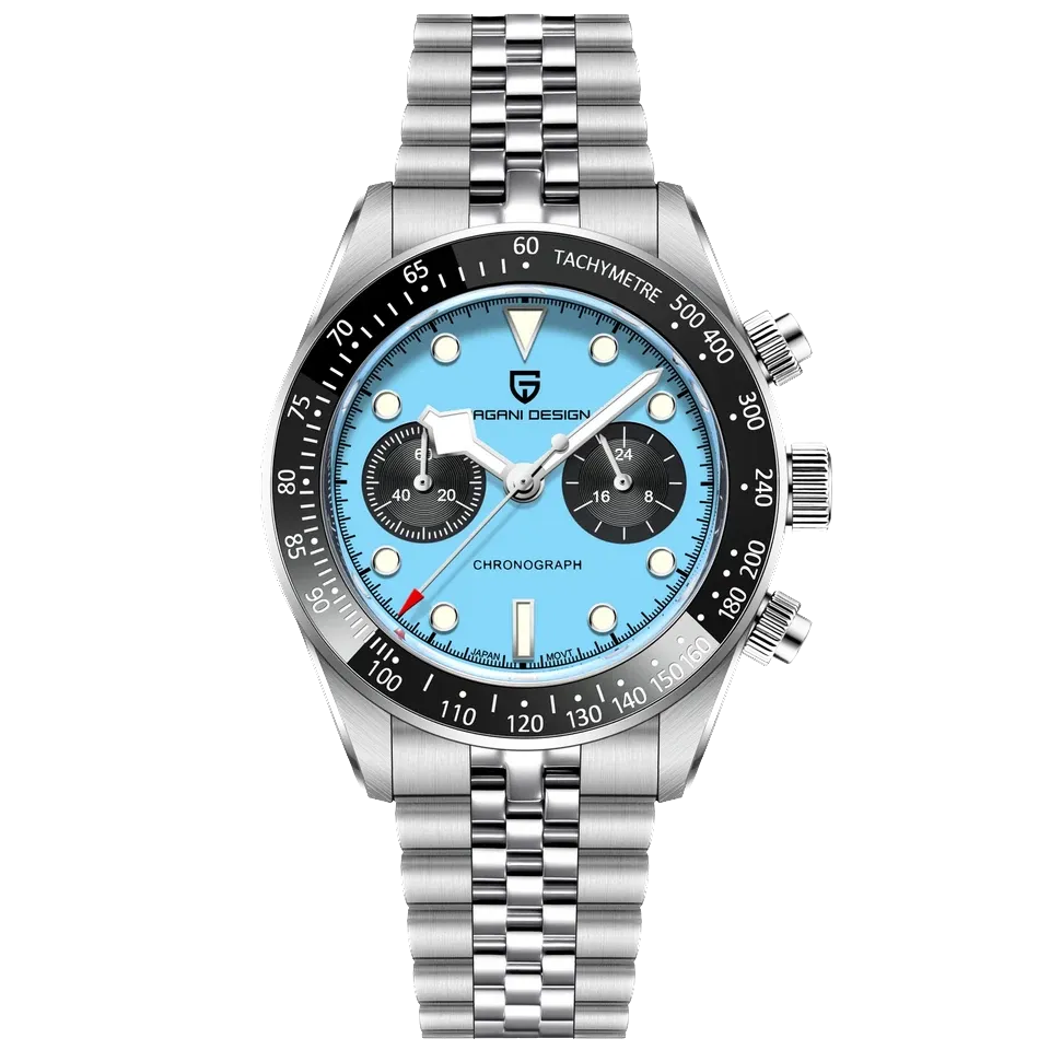 PAGANI DESIGN PD-1813 BB Flamingo Chronograph, Quartz Watch Men 100M Waterproof-PrimeTimepiece