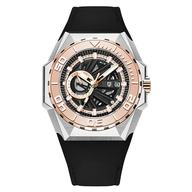 Pagani Design PD-YS007 Skeleton Men's Automatic, Mechanical Watch, Waterproof-PrimeTimepiece