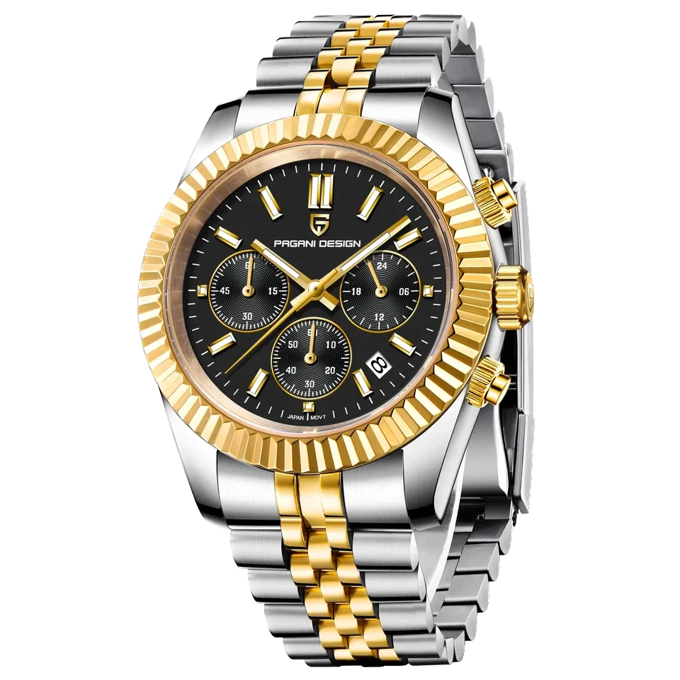 PAGANI DESIGN PD-1814 VD53 Men Quartz Rattrapante Watch 40MM Sapphire Waterproof-PrimeTimepiece