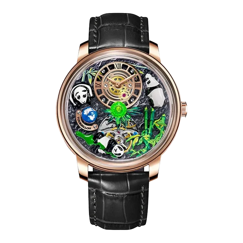 PINDU Panda Series Automatic Mechanical Watch Men Japan NH35 Movement Waterproof-PrimeTimepiece