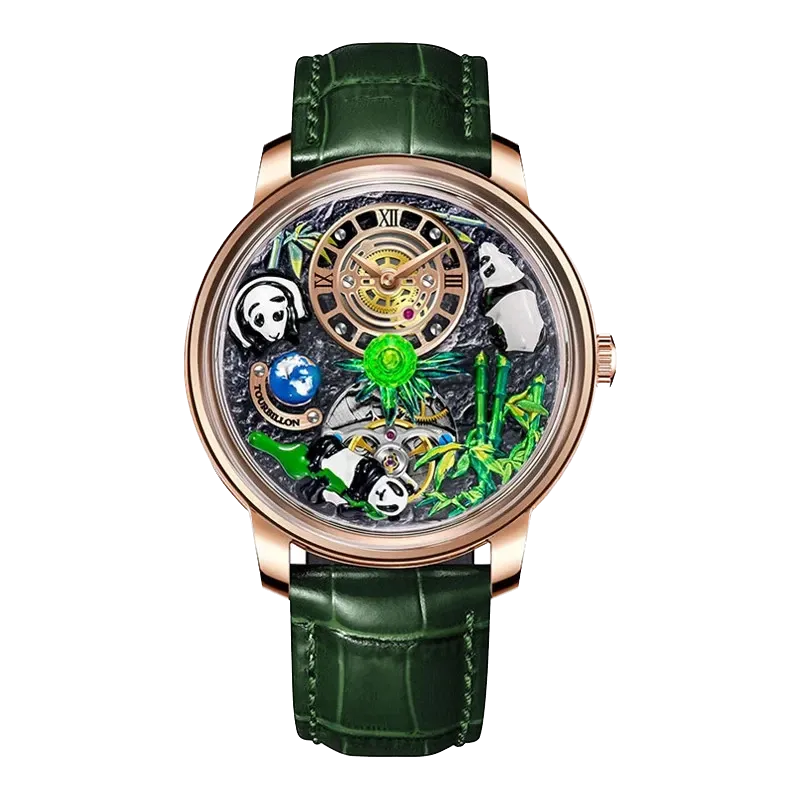 PINDU Panda Series Automatic Mechanical Watch Men Japan NH35 Movement Waterproof-PrimeTimepiece