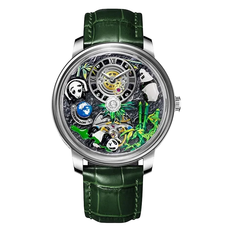 PINDU Panda Series Automatic Mechanical Watch Men Japan NH35 Movement Waterproof-PrimeTimepiece