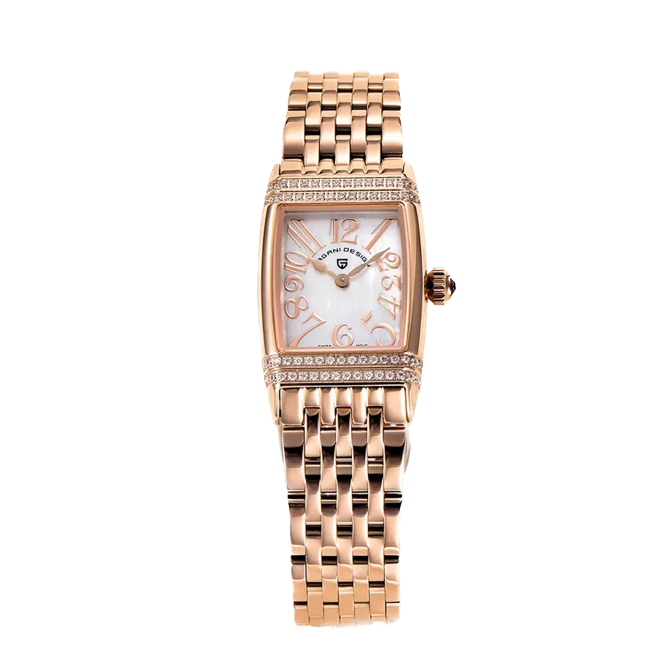 PAGANI DESIGN PD-1737 22mm Square Women's Quartz Watch 50m Waterproof-PrimeTimepiece