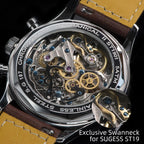Sugess 1963 Pilot Watch ST19 Origin Movement Swanneck Mechanical Limited Racing-PrimeTimepiece