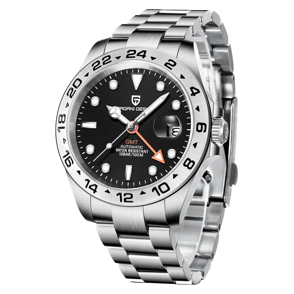 PAGANI DESIGN PD-1682 V2 Explorer II Men GMT Automatic 100M Waterproof Watch-PrimeTimepiece