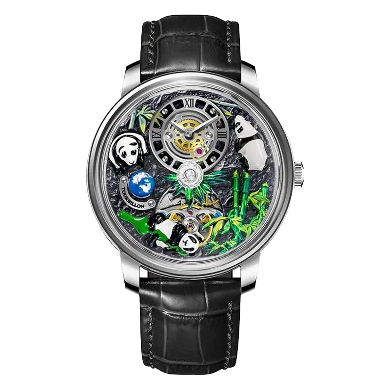 PINDU Panda Series Automatic Mechanical Watch Men Japan NH35 Movement Waterproof-PrimeTimepiece