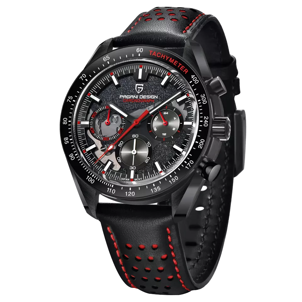 PAGANI DESIGN PD-1779 Moon Watch, Skeleton Sport Chronograph for Men, Waterproof