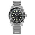 Seestern S404 automatic skin diver 200m, grey sunburst dial, steel case and bracelet, front view