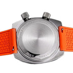 Seestern S471 brushed steel caseback engraved SEESTERN S471, 316L STAINLESS STEEL, SATM, AUTOMATIC