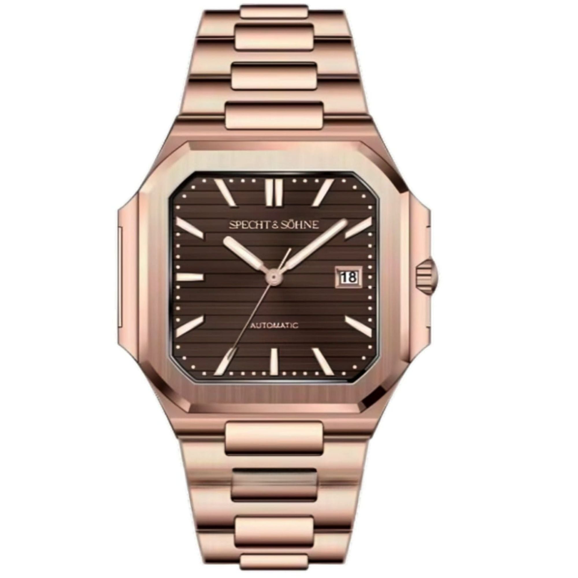 Specht & Söhne Cubic Automatic Miyota 8215 with Brown II dial