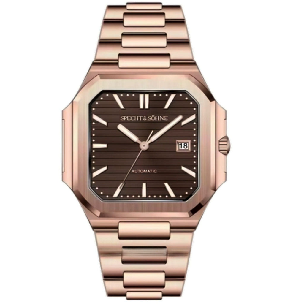 Specht & Söhne Cubic Quartz with Brown II dial