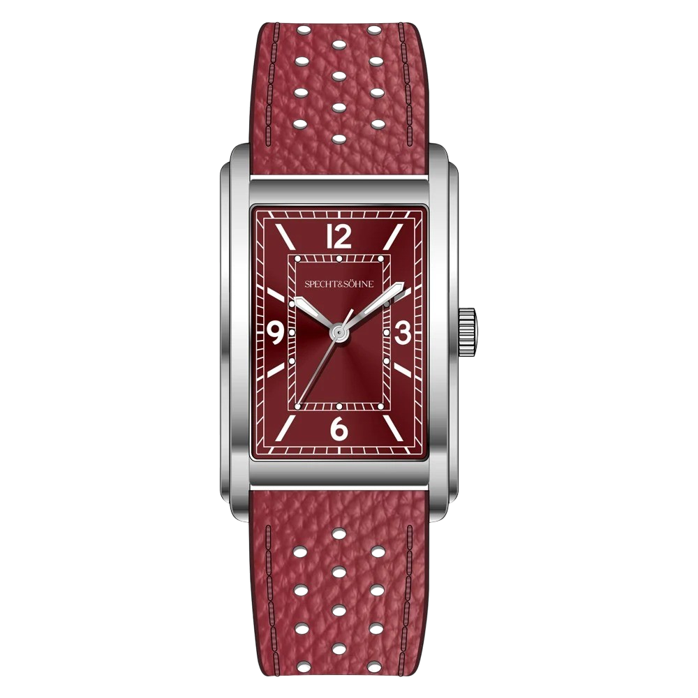 Specht & Söhne Heritage Dress with Burgundy dial