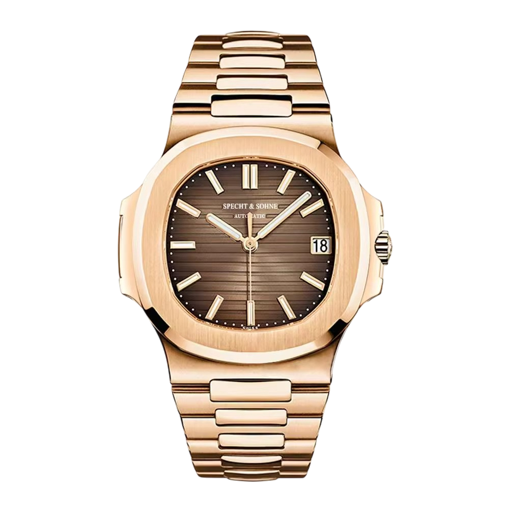 Specht & Söhne SP-5711 Integrated Bracelet Luxury Sport with Brown dial