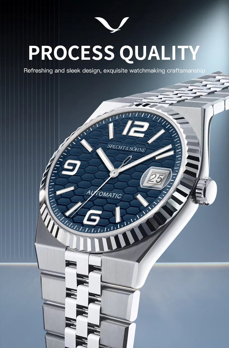 Specht & Sohne SP-RO Fluted Bezel Automatic Watch