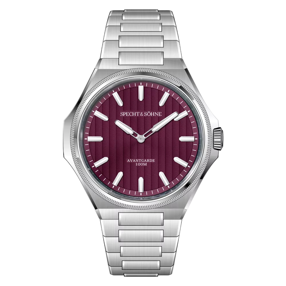 Specht & Söhne SP0003 Citizen Quartz with Burgundy dial