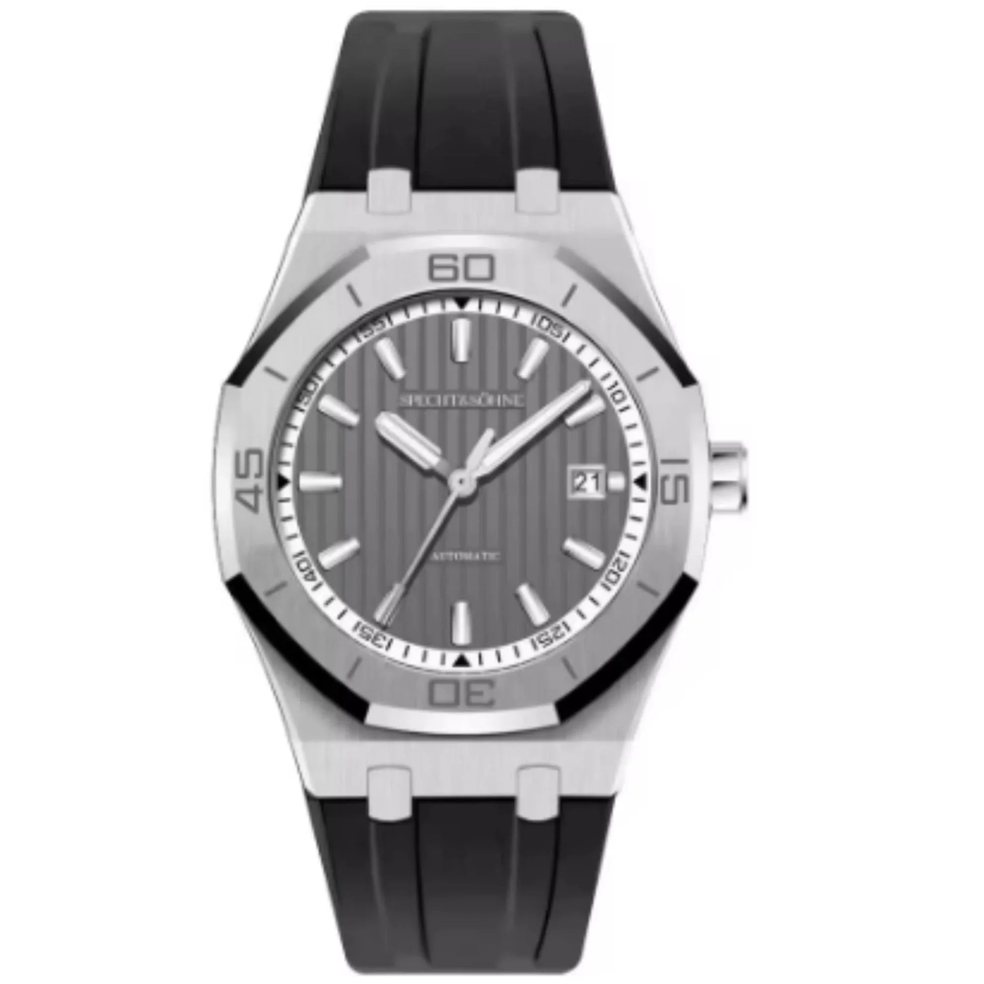Specht & Söhne SP0008 Citizen 8215 Rubber Diver with Grey II dial