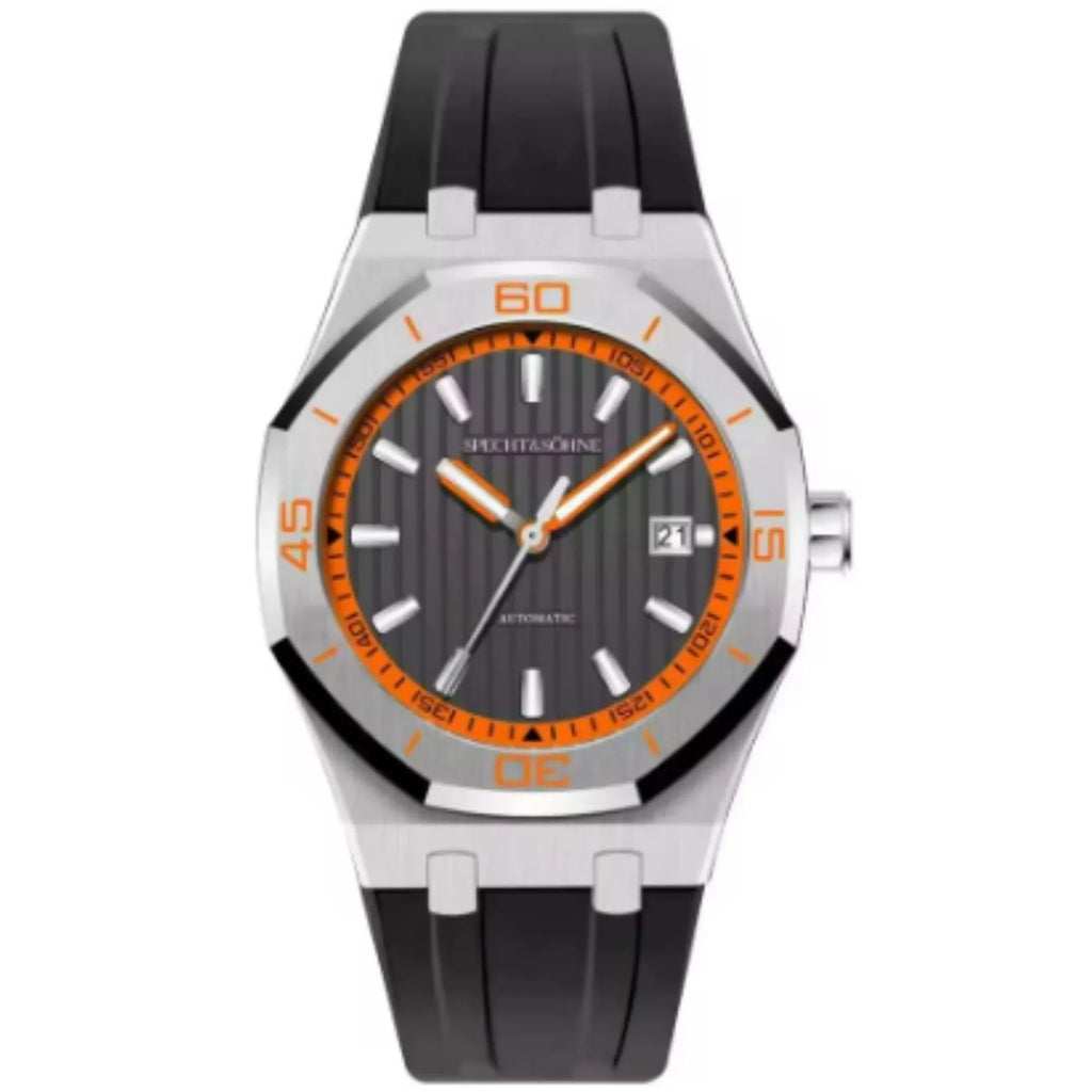 Specht & Söhne SP0008 Citizen 8215 Rubber Diver with Grey dial