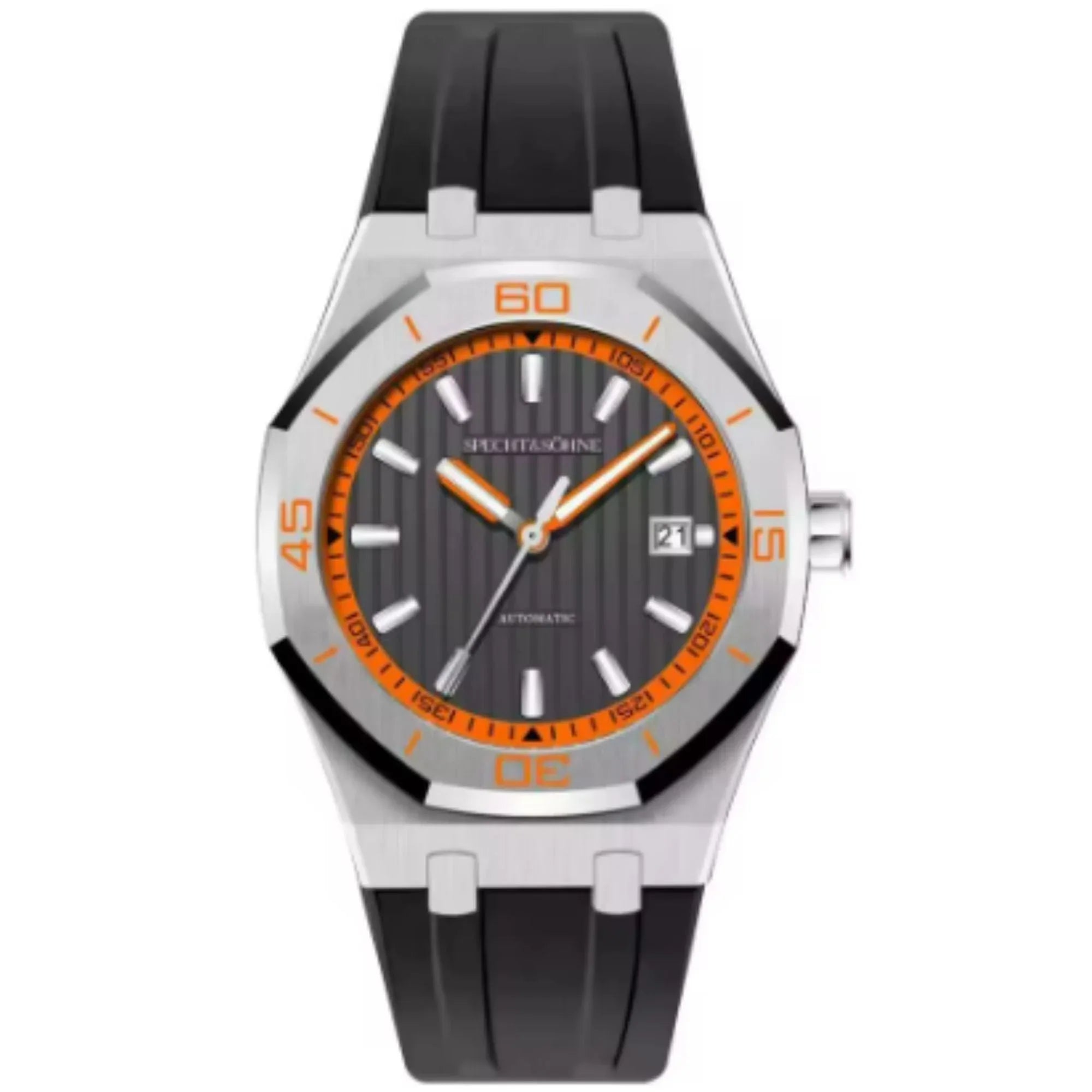 Specht & Söhne SP0008 Citizen 8215 Rubber Diver with Grey dial