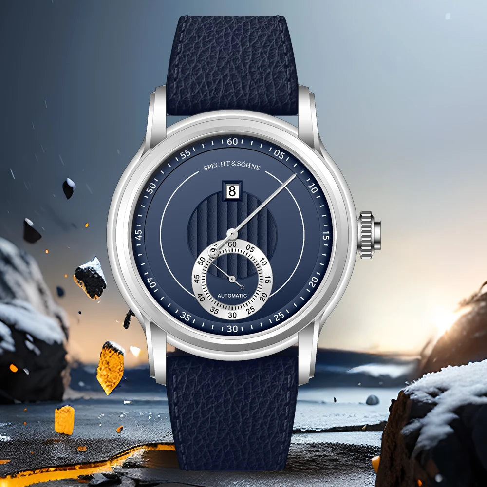 Specht & Sohne SP0032 Jump Hour Leather Watch