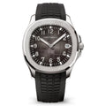 Specht & Sohne SP5167 Ultrathin Rubber Strap Quartz Watch - Grey / Black Strap