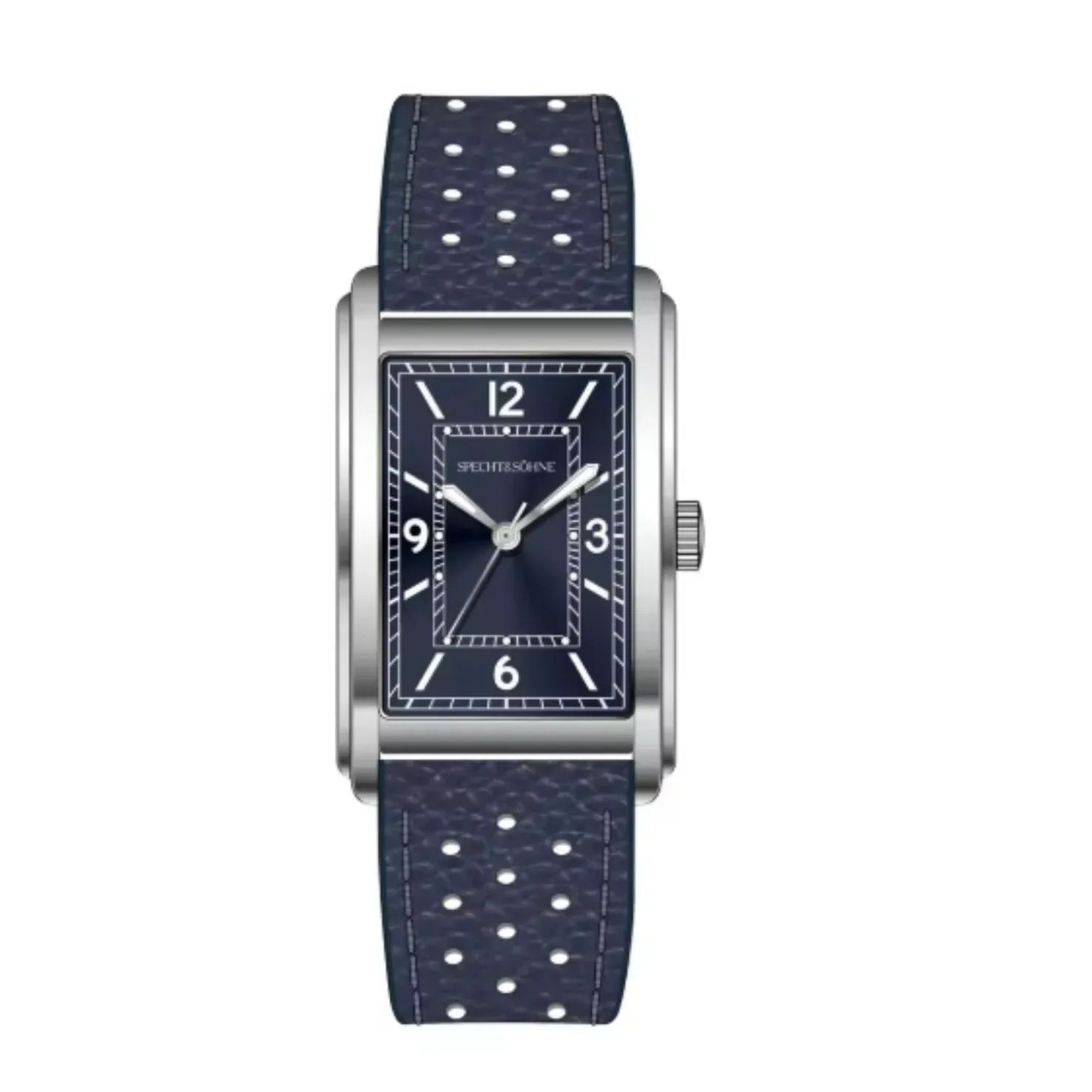 Specht & Söhne Square 222 Quartz with Navy dial
