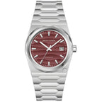 Specht & Söhne VC222 Square Geometric with Burgundy dial