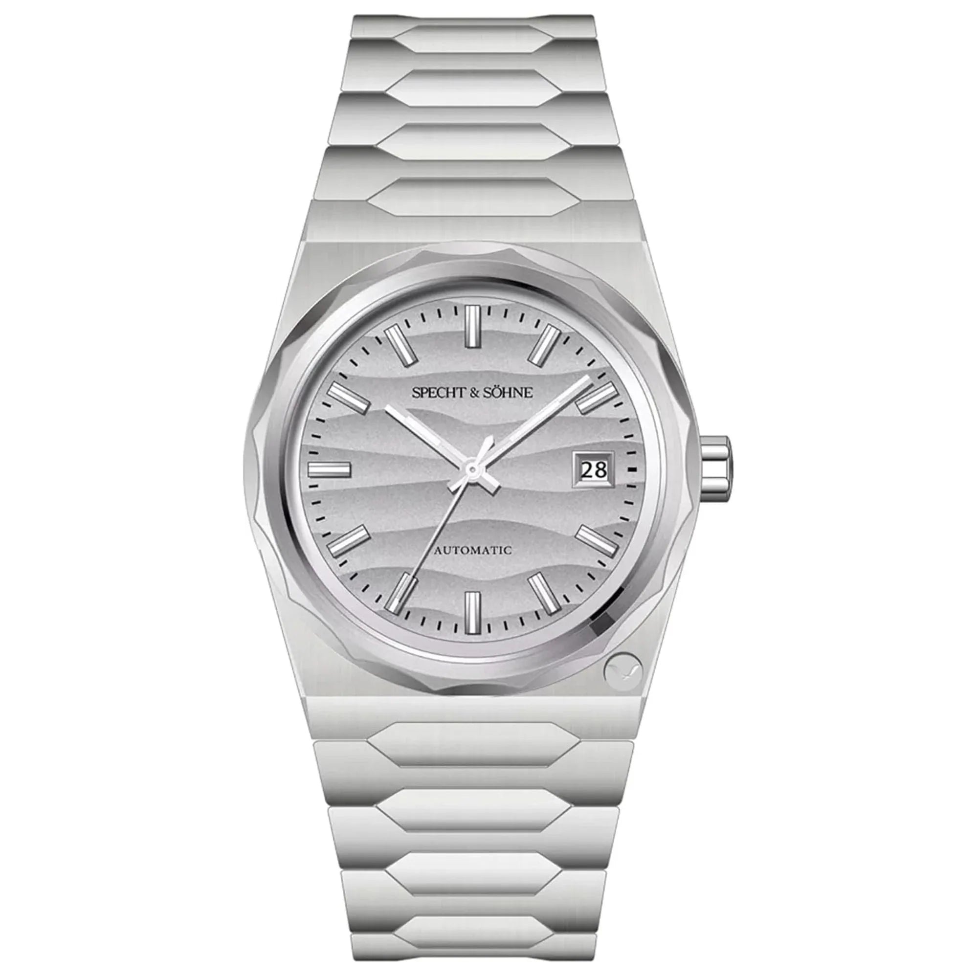 Specht & Söhne VC222 Square Geometric with Silver dial